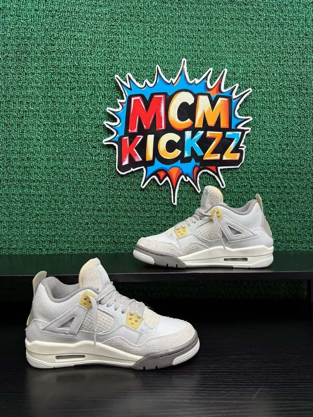 Air Jordan 4 Retro SE GS Craft Photon Dust Youth Size 6/7.5W Pre-Owned